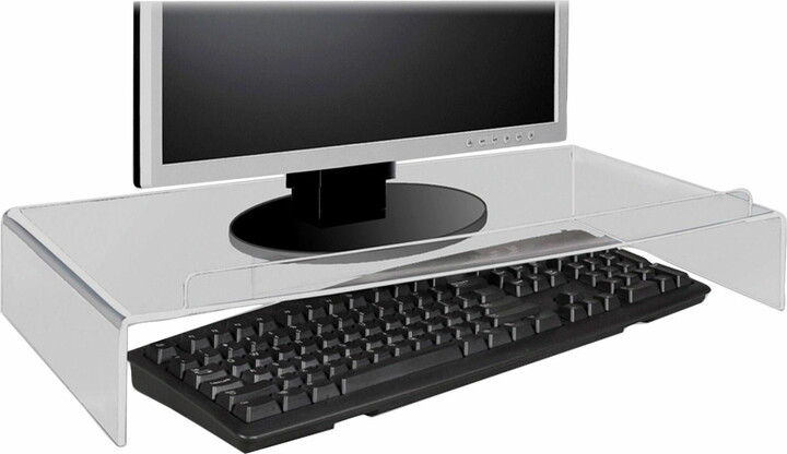 Kantek, KTKAMS300, Clear Acrylic Keyboard Carrel, 1 Each, Clear