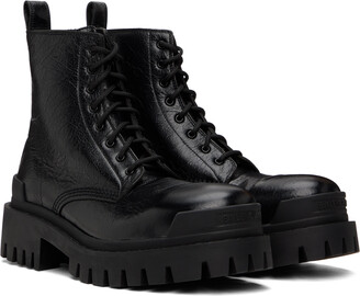 Balenciaga Black Strike Boots