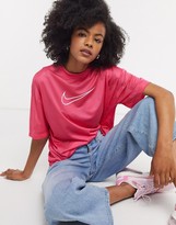 Thumbnail for your product : Nike mesh t-shirt in pink