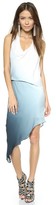 Thumbnail for your product : Haute Hippie Side Tuck Ombre Dress