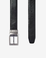Thumbnail for your product : Express Comfort Stretch Reversible Perforated Buckle Strap Belt