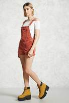 Thumbnail for your product : Forever 21 Corduroy Overall Shorts