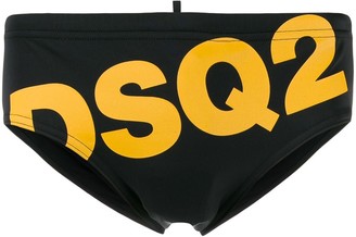 DSQUARED2 Logo-Printed Swim Trunks