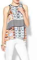 Thumbnail for your product : Clover Canyon Woven Metal Top