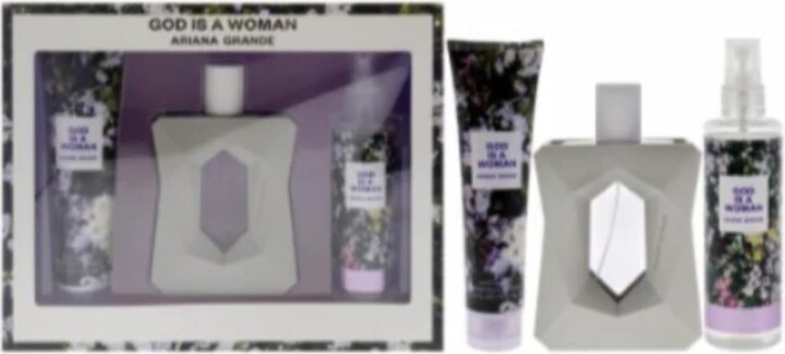 Ariana Grande God Is A Woman 3 Piece Gift Set 3 Piece Gift Set With 3.4 Oz EDP