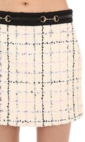 Thumbnail for your product : Gucci Cotton Blend Tweed Mini Skirt