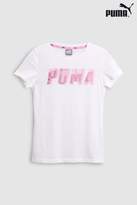 Thumbnail for your product : Next Girls Puma White/Pink Graphic Tee