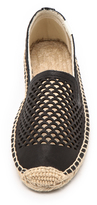 Thumbnail for your product : Soludos Perforated Leather Smoking Slippers