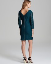 Thumbnail for your product : Adrianna Papell Petites Three-Quarter Sleeve Lace Sheath Dress