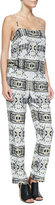 Thumbnail for your product : Ali Ro Printed Spaghetti Strap Jumpsuit