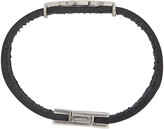 Thumbnail for your product : Saint Laurent Black Vintage Leather Opyum Bracelet