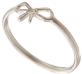 Thumbnail for your product : Dogeared Silver Small Bow Ring
