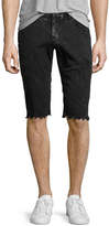 Thumbnail for your product : PRPS Distressed Twill Slim Cutoff Shorts