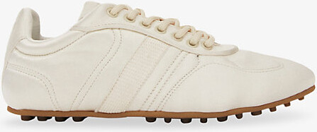 Alohas Womens White Satin Tb.69 Rife Satin Trainers Eur 41 / 8 Uk Women