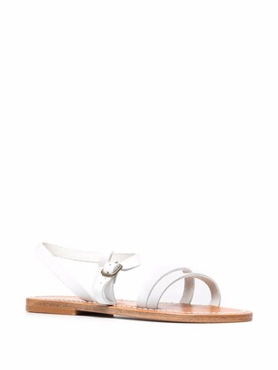 K. Jacques Strappy Suede Sandals