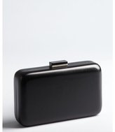 Thumbnail for your product : Sondra Roberts black wooden rectangular hinged clutch