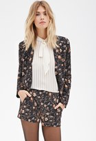 Thumbnail for your product : Forever 21 FOREVER 21+ Contemporary Floral and Bird Print Blazer