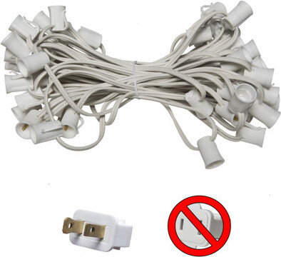 Wintergreen Lighting E17 Intermediate Light Stringer 7 Amp 12" Lead