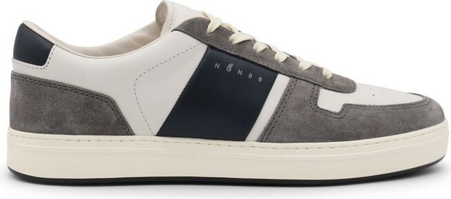 Hogan H668 Logo Printed Lace-Up Sneakers