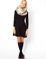 Thumbnail for your product : ASOS Faux Fur Funnel Snood