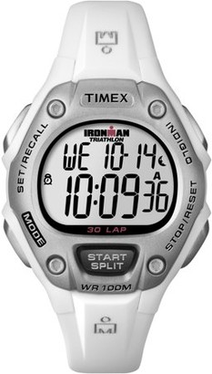 Timex Women's Ironman Classic 30 Mid-Size Black/Gray/Purple Resin Strap Watch