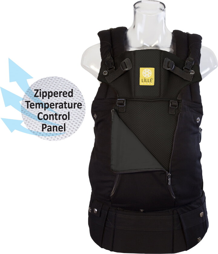 Lillebaby Complete All Seasons Ergonomic 6-in-1 Black Carrier Newborn-Toddler