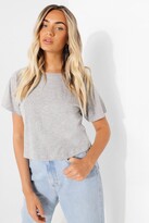 Thumbnail for your product : boohoo Cropped Raglan Sleeve T Shirt