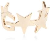 Givenchy New Logo & Star Brass Cuff Bracelet