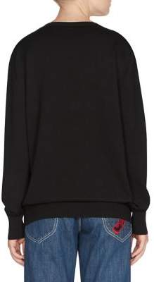 Loewe Mouse Graphic Wool Crew Sweater