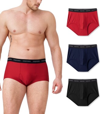 Mens Ice Silk Seamless Boxer Anti Chafing Boxer Briefs Smooth