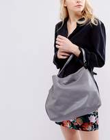 Thumbnail for your product : Pauls Boutique Gray Oversized Hobo Shoulder Bag