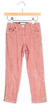Thumbnail for your product : Stella McCartney Girls' Zip-Accented Corduroy Pants rose Girls' Zip-Accented Corduroy Pants