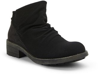 black scrunch booties