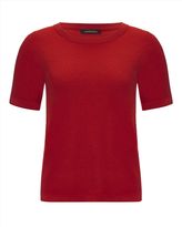 Thumbnail for your product : Jaeger Cashmere Short Sleeve Top
