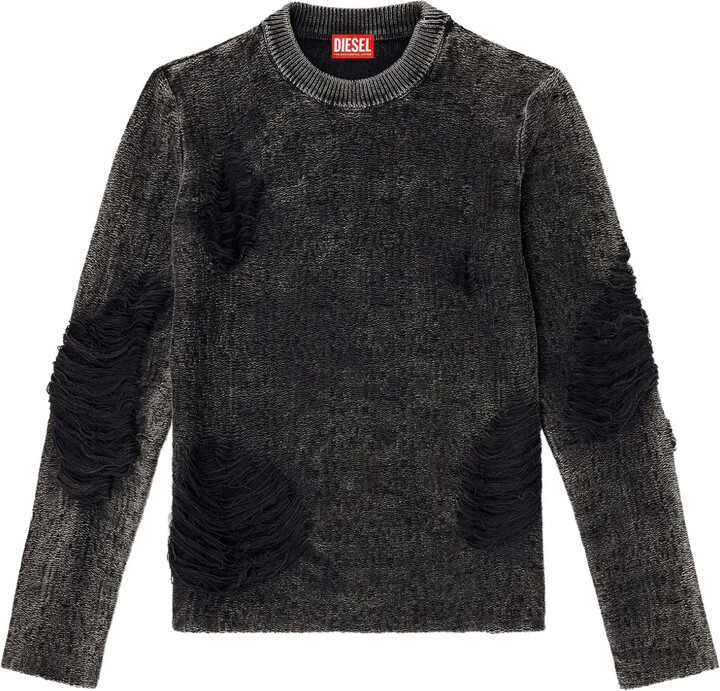 Diesel K-Andelero ribbed-knit jumper - ShopStyle Crewneck