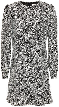 MICHAEL Michael Kors Leopard-print Crepe Mini Dress