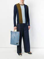 Thumbnail for your product : Marni checked design tote bag