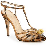 Thumbnail for your product : Charlotte Olympia 'Clio' Calf Hair Sandal