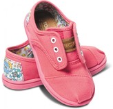 Thumbnail for your product : Toms Pink Inked Heel Patch Tiny Cordones