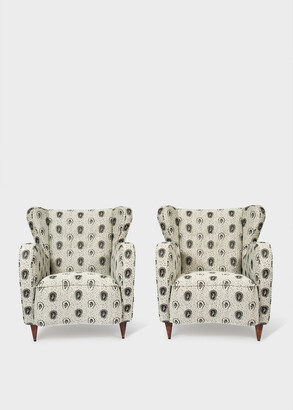 Paul Smith Italian Paolo Buffa Style Armchairs, 1950s - Set of Two