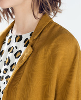 Thumbnail for your product : Zara 29489 Leaves Blazer