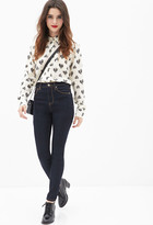 Thumbnail for your product : Forever 21 Forever21 Chic Heart Print Shirt
