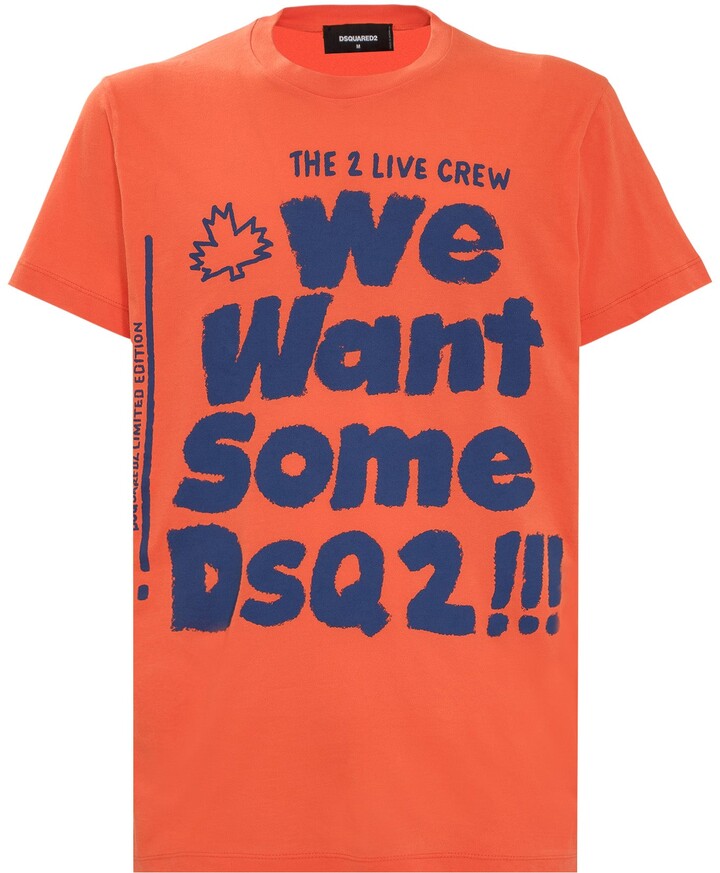 DSQUARED2 Slogan Print T-Shirt - ShopStyle Tees