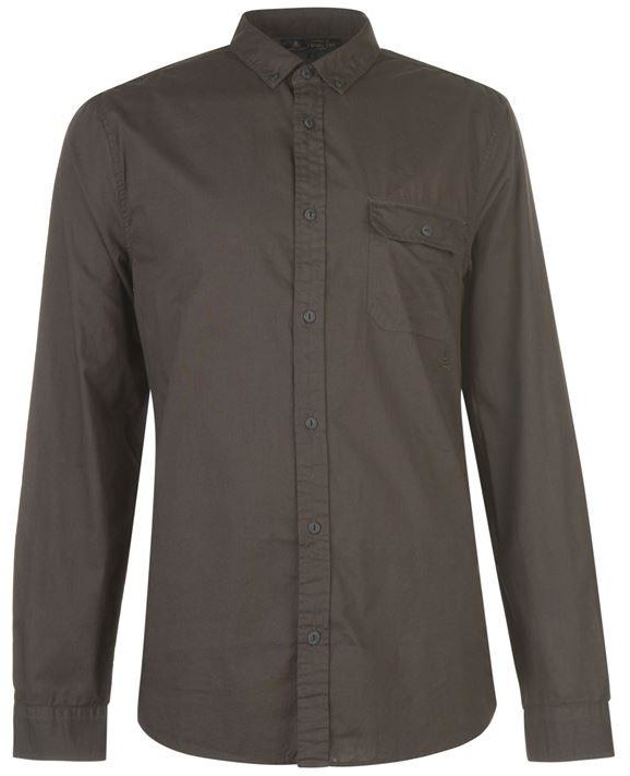 Label Lab Cormac Grandad Collar Poplin Shirt ShopStyle