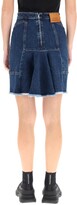 Thumbnail for your product : Alexander McQueen kickback denim mini skirt