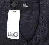 Thumbnail for your product : Dolce & Gabbana By Womens Charcoal V Neck Sweater Size M
