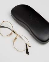 Thumbnail for your product : Ray-Ban Clear Lens Round Optical Glasses