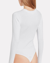 Thumbnail for your product : RE/DONE Rib Knit Long Sleeve Bodysuit
