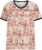 Thumbnail for your product : Etoile Isabel Marant Fiona printed linen T-shirt