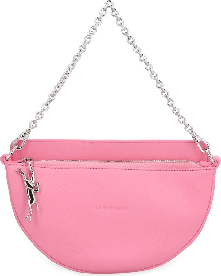 Longchamp Logo Embossed Chain Link Crossbody Bag ShopStyle